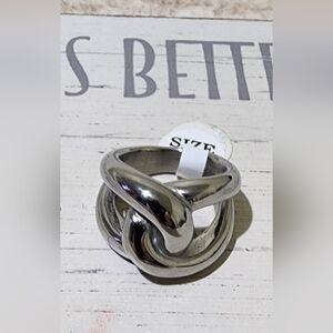 Knot Ring Women Stainless Steel